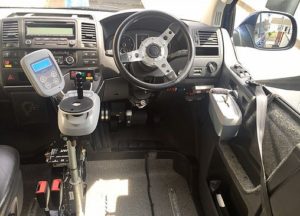 inside a WAV vehicle