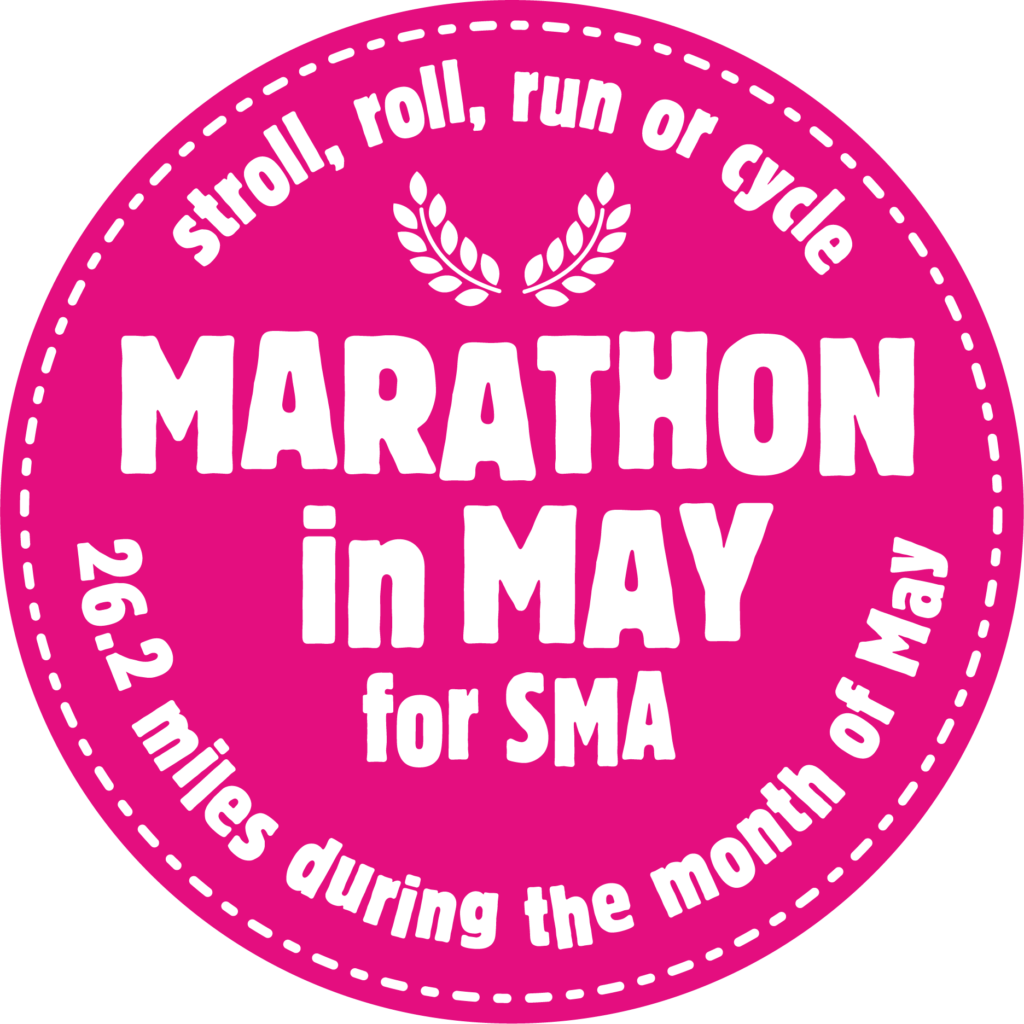 Marathon in May for SMA logo
