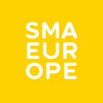 Image shows the SMA Europe logo - white text on a yellow background